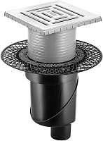 BERGES Wasserhaus Душевой трап Platz Uno 150 090070 хром матовый